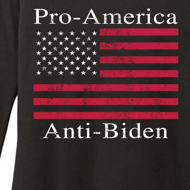 Pro-America Anti-Biden Womens CVC Long Sleeve Shirt