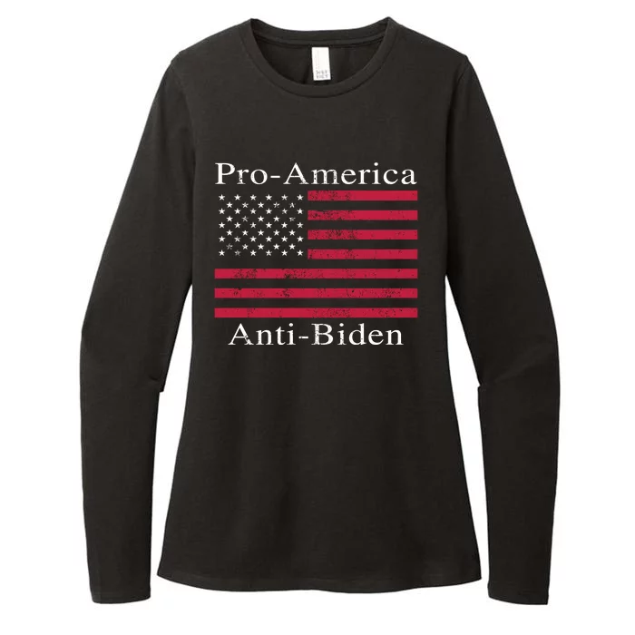 Pro-America Anti-Biden Womens CVC Long Sleeve Shirt