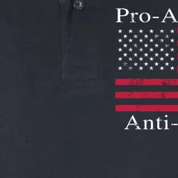 Pro-America Anti-Biden Softstyle Adult Sport Polo