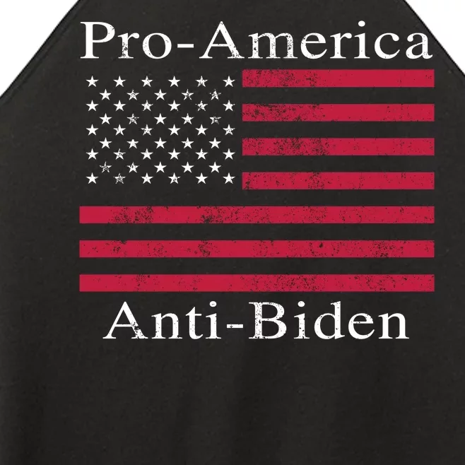 Pro-America Anti-Biden Women’s Perfect Tri Rocker Tank