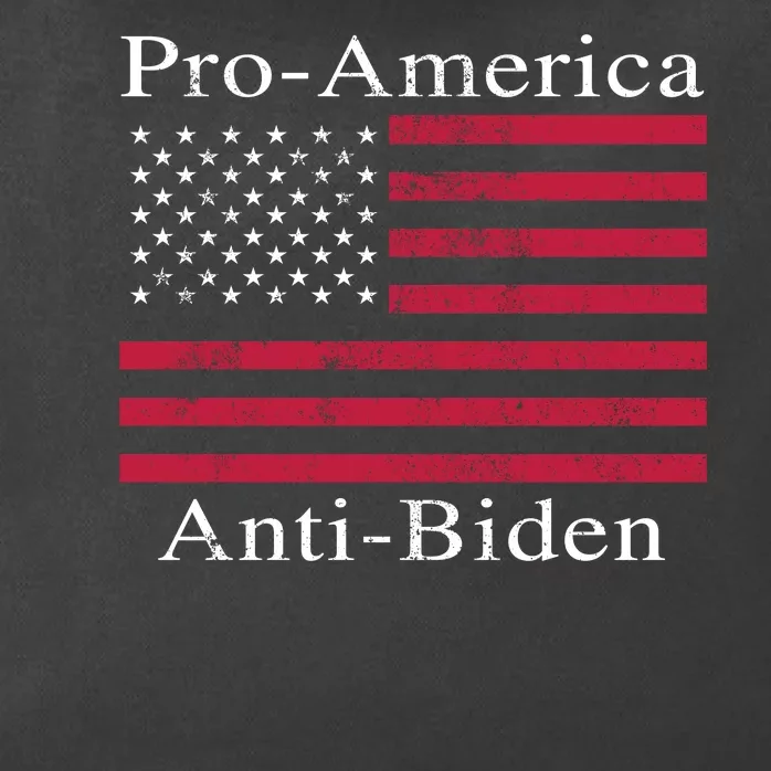 Pro-America Anti-Biden Zip Tote Bag