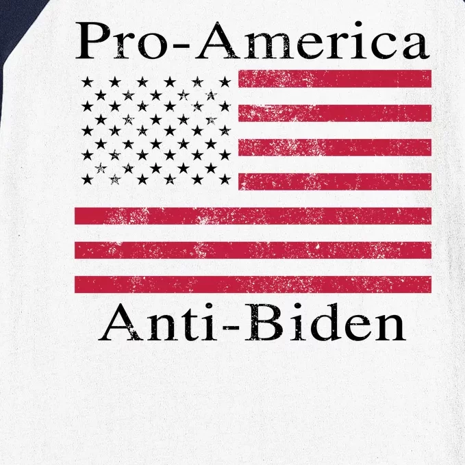 Pro-America Anti-Biden Baseball Sleeve Shirt