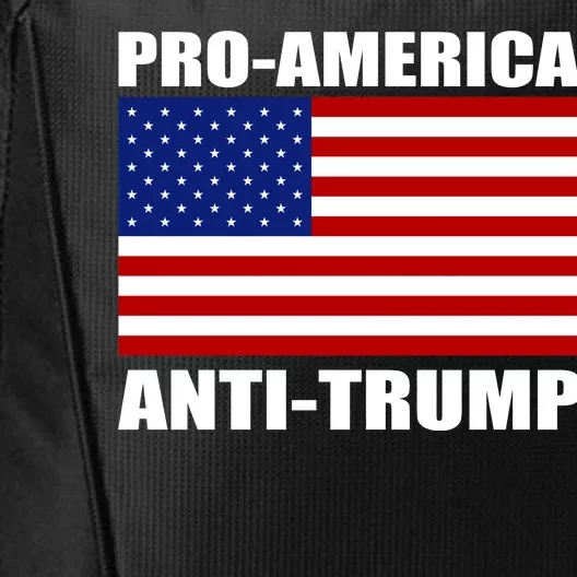 Pro America Anti Trump City Backpack