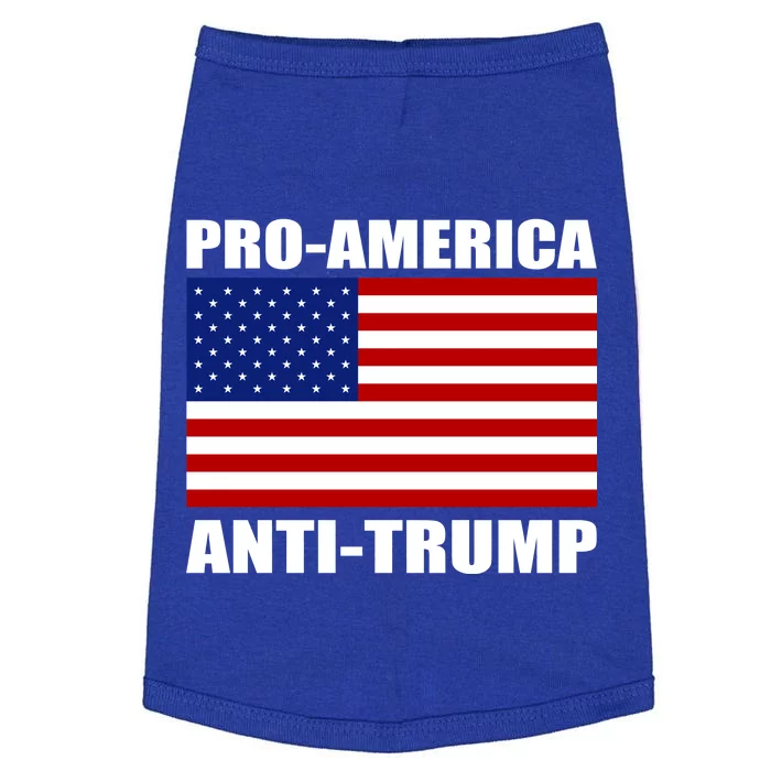 Pro America Anti Trump Doggie Tank