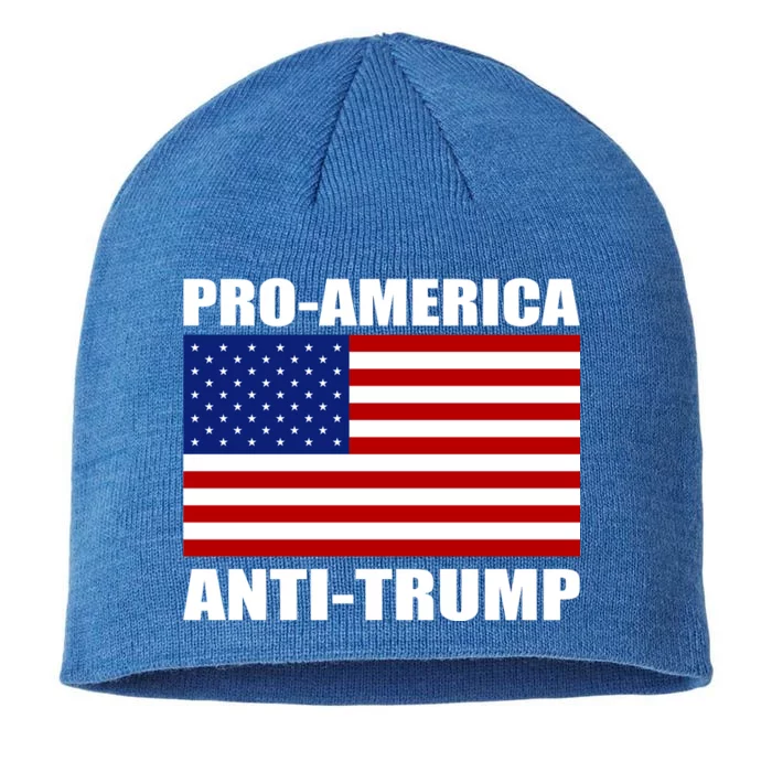 Pro America Anti Trump 8 1/2in Sustainable Knit Beanie