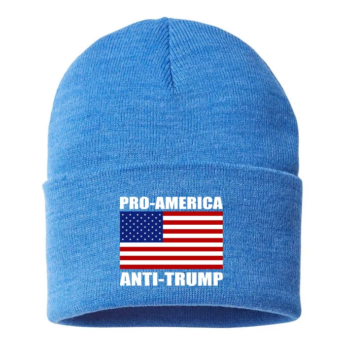 Pro America Anti Trump Sustainable Knit Beanie