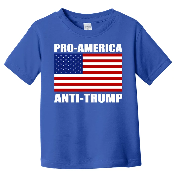 Pro America Anti Trump Toddler T-Shirt