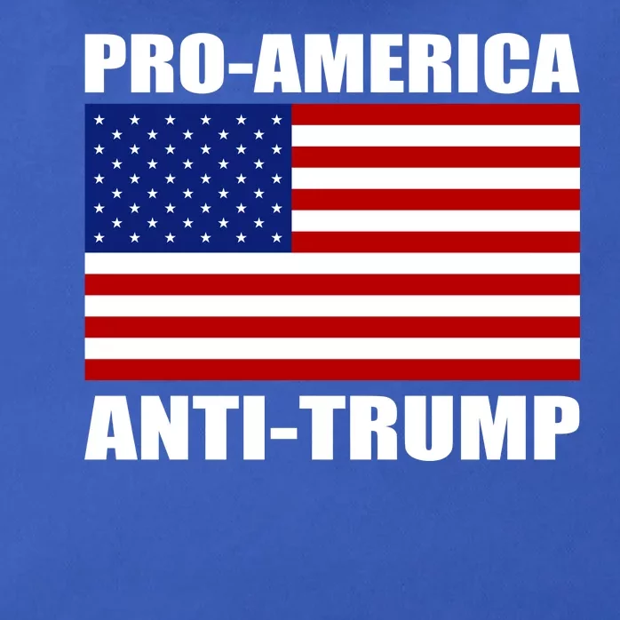 Pro America Anti Trump Zip Tote Bag