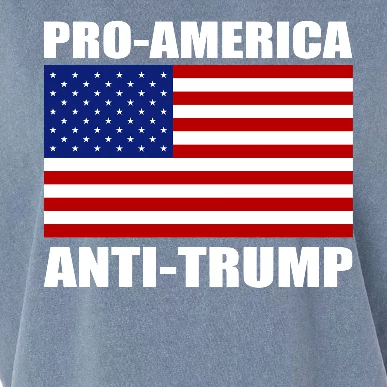 Pro America Anti Trump Garment-Dyed Women's Muscle Tee