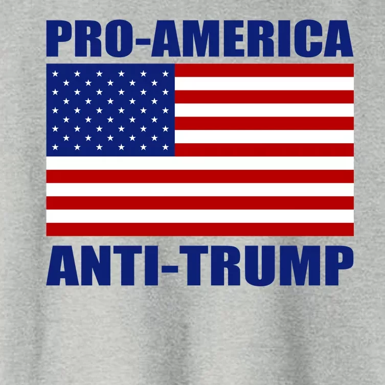 Pro America Anti Trump Women's Crop Top Tee