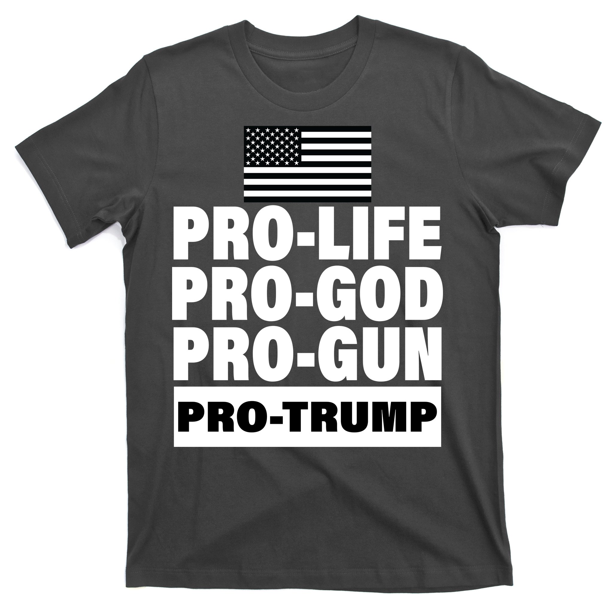 PRO-LIFE PRO-GOD PRO-GUN Kids Boys Girl Unisex Shirt Youth Top Tee T-Shirt 