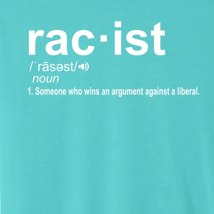 Pro Republican Funny The Liberal Racist Definition ChromaSoft Performance T-Shirt