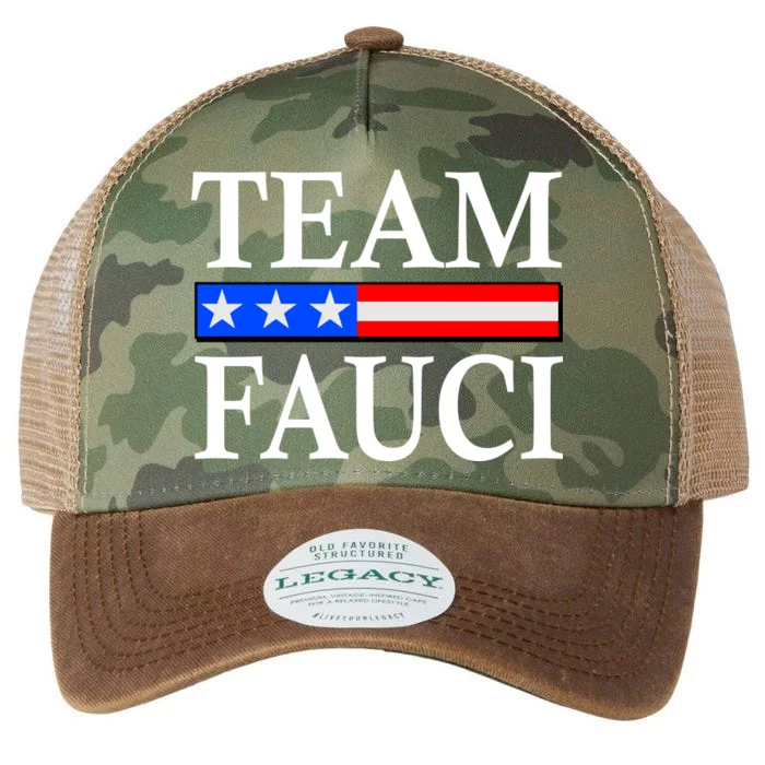 Pro Team Dr Fauci USA Flag Legacy Tie Dye Trucker Hat