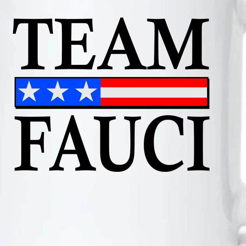 Pro Team Dr Fauci USA Flag Black Color Changing Mug