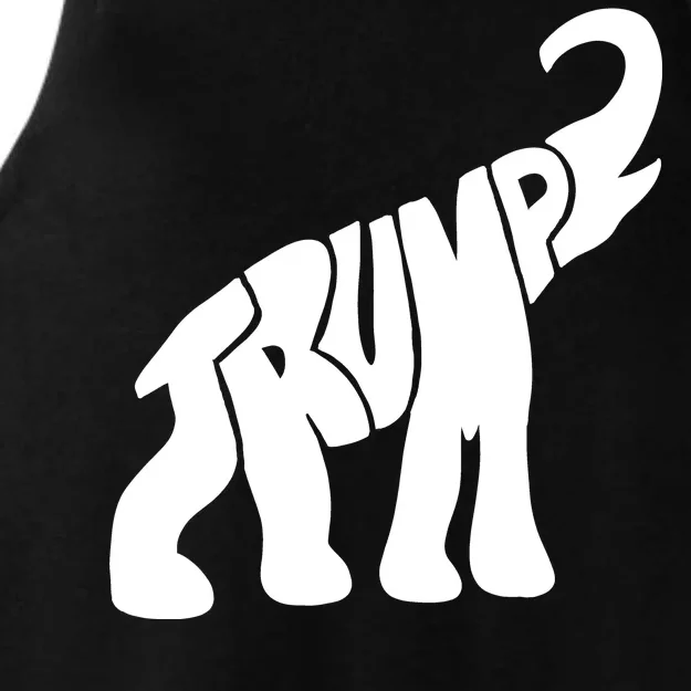 Pro Trump Elephant Ladies Tri-Blend Wicking Tank