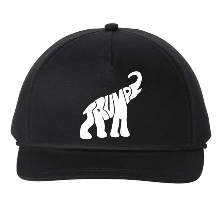 Pro Trump Elephant Snapback Five-Panel Rope Hat