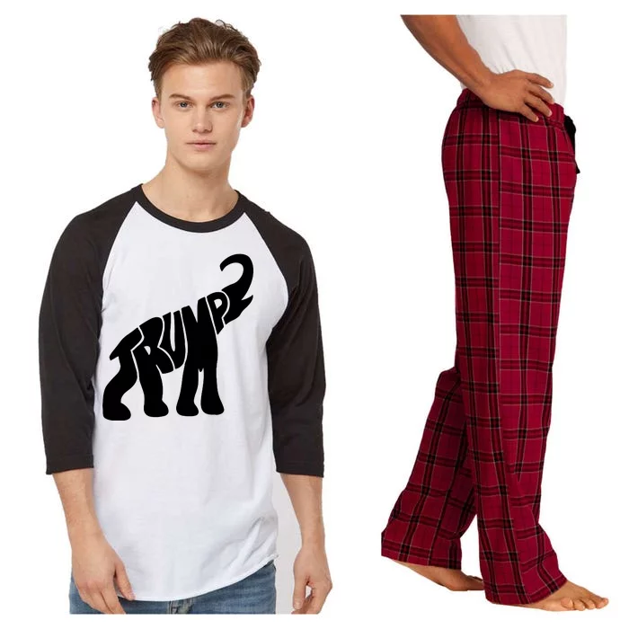 Pro Trump Elephant Raglan Sleeve Pajama Set