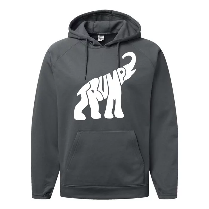 Pro Trump Elephant Performance Fleece Hoodie