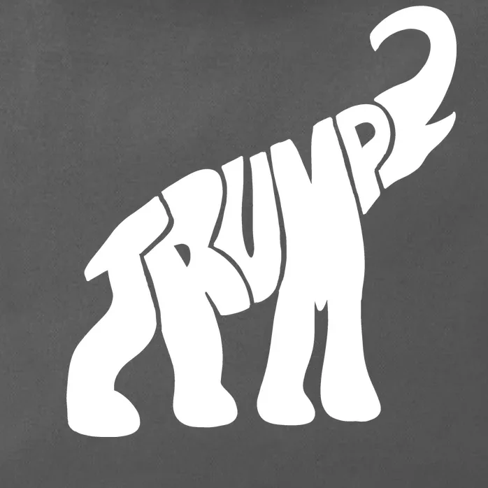 Pro Trump Elephant Zip Tote Bag