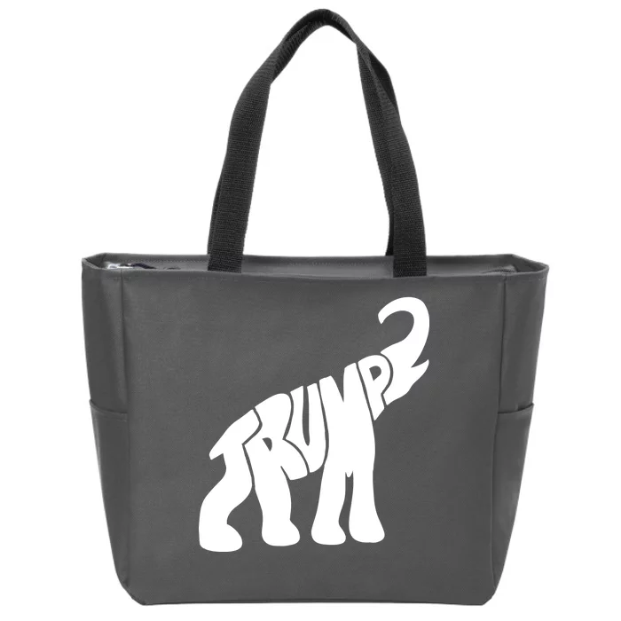 Pro Trump Elephant Zip Tote Bag