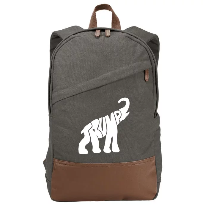 Pro Trump Elephant Cotton Canvas Backpack