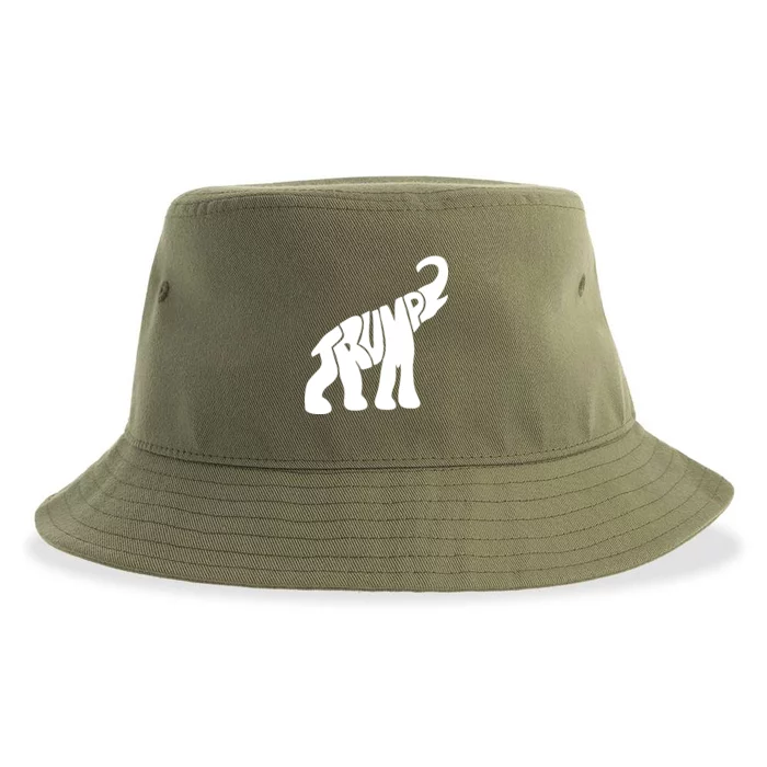 Pro Trump Elephant Sustainable Bucket Hat