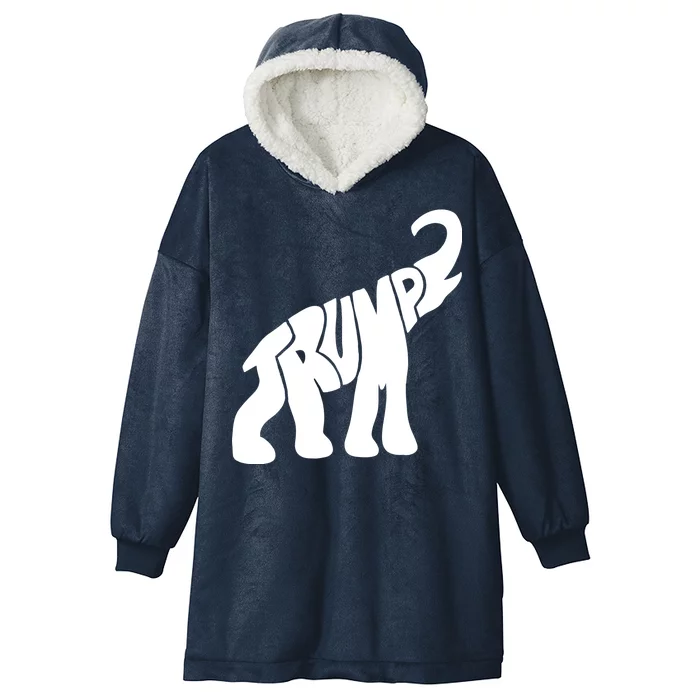 Pro Trump Elephant Hooded Wearable Blanket