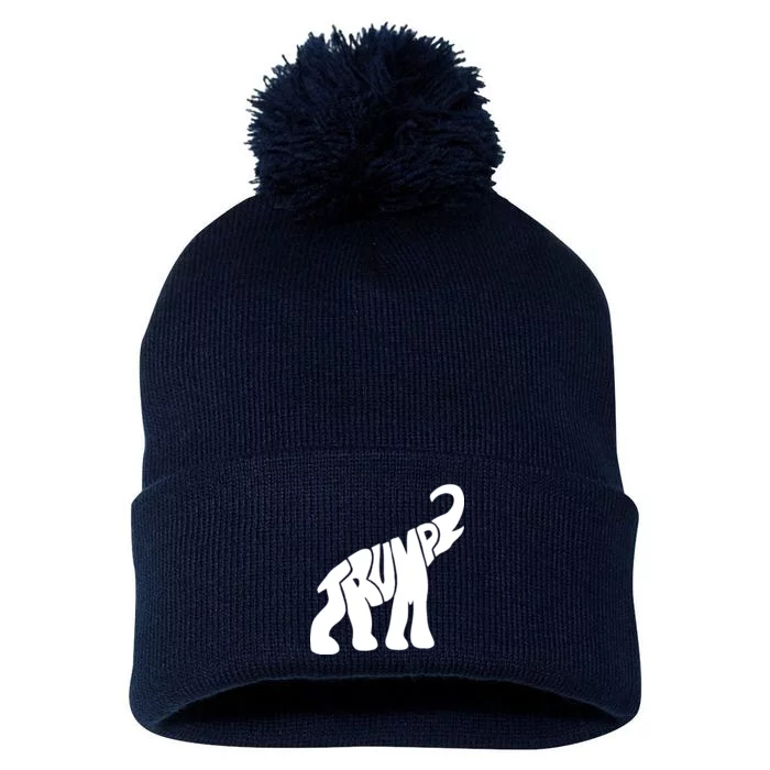 Pro Trump Elephant Pom Pom 12in Knit Beanie