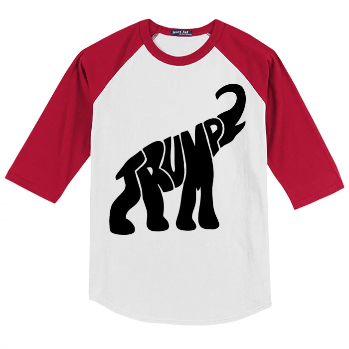 Pro Trump Elephant Kids Colorblock Raglan Jersey