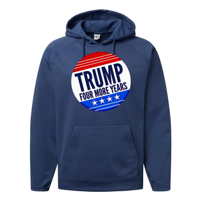 Pro Trump Four More Years Performance Fleece Hoodie