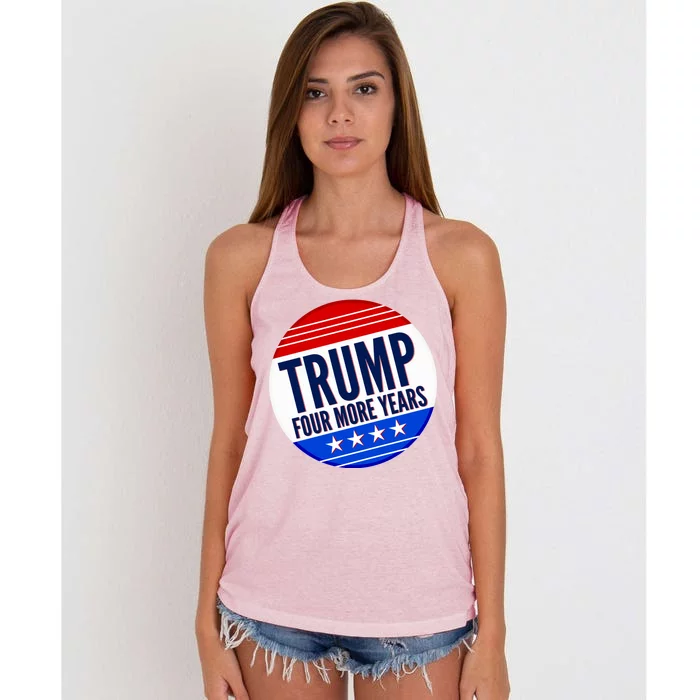 Pro Trump Four More Years Women's Knotted Racerback Tank