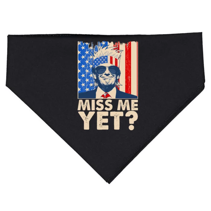 Pro Trump Miss Me Yet! USA-Made Doggie Bandana