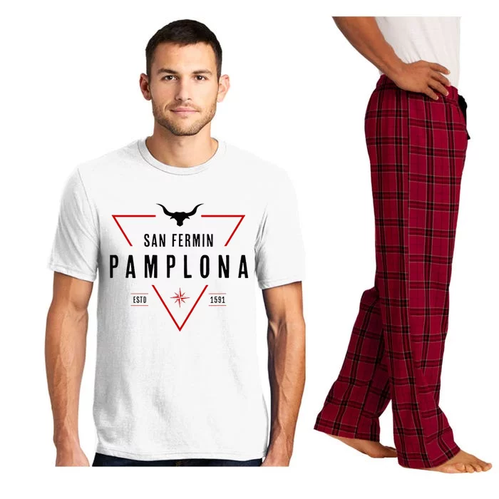 Pamplona Running Of The Bulls San Fermin Pajama Set