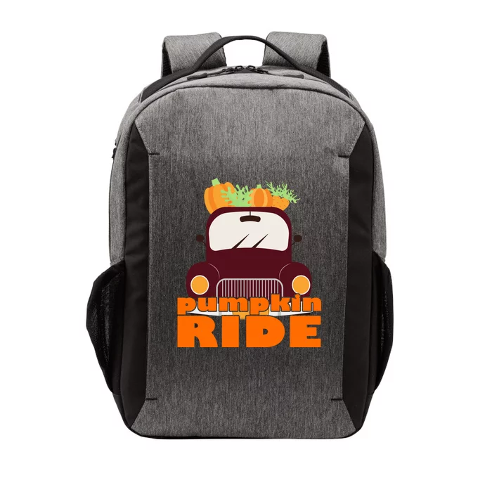 Pumpkin Ride October Fall Vector Backpack