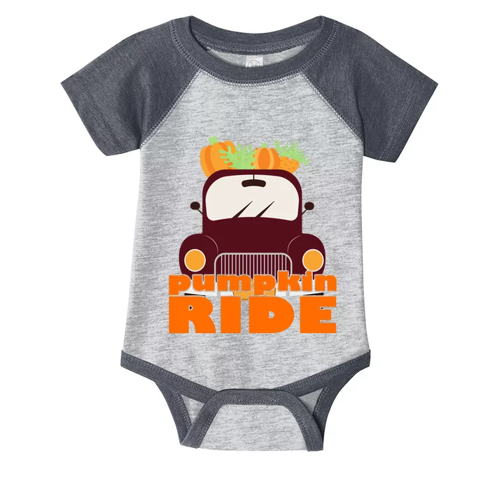 Pumpkin Ride October Fall Infant Baby Jersey Bodysuit