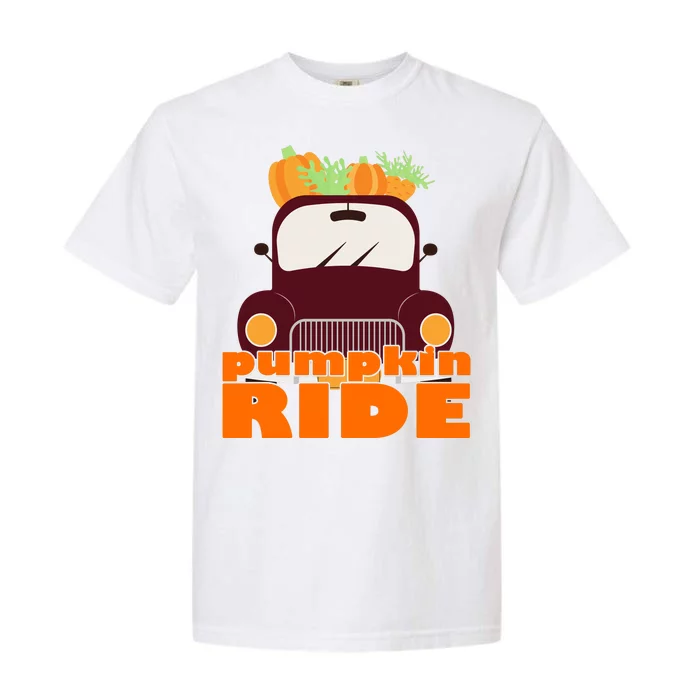 Pumpkin Ride October Fall Garment-Dyed Heavyweight T-Shirt