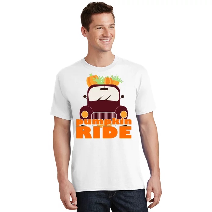 Pumpkin Ride October Fall T-Shirt