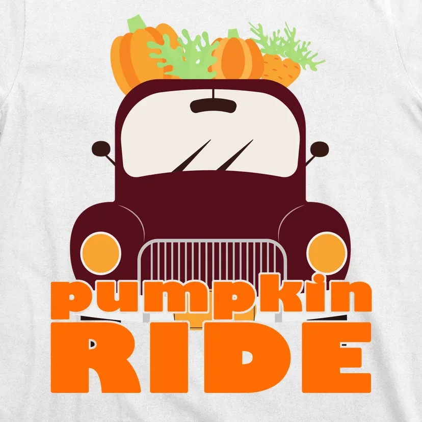 Pumpkin Ride October Fall T-Shirt