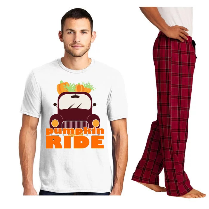 Pumpkin Ride October Fall Pajama Set