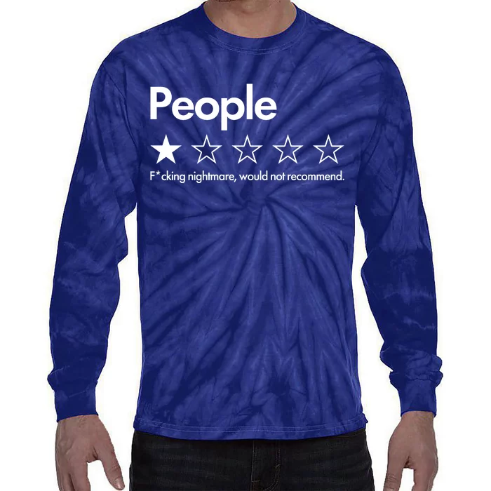 People Rated One Star Fcking Nightmare Would Not Recommend Tie-Dye Long Sleeve Shirt