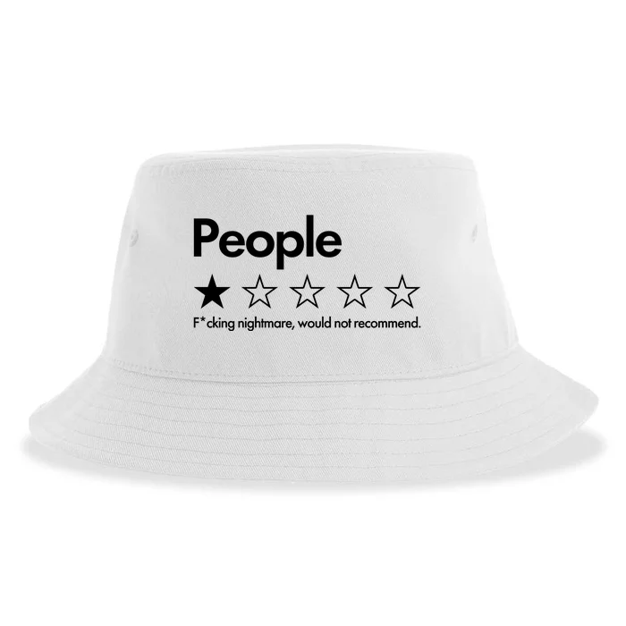 People Rated One Star Fcking Nightmare Would Not Recommend Sustainable Bucket Hat