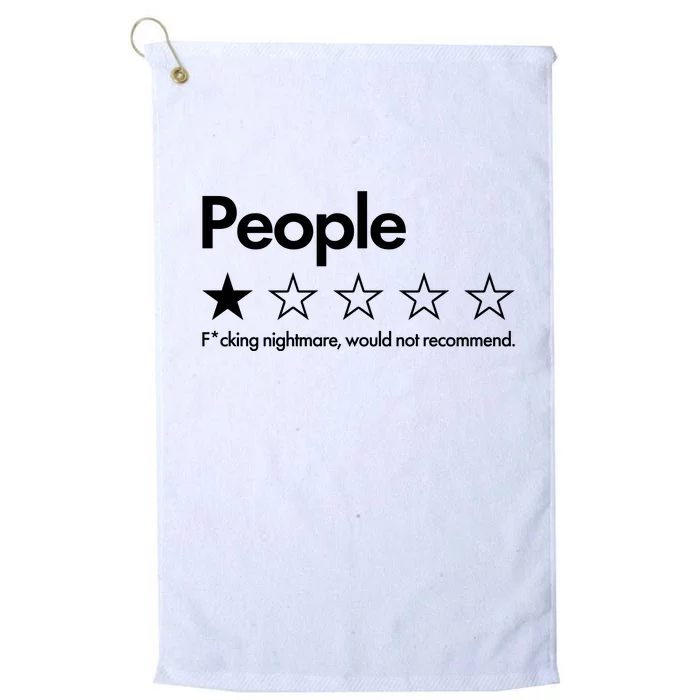 People Rated One Star Fcking Nightmare Would Not Recommend Platinum Collection Golf Towel