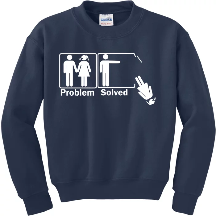 Problem Solved Kids Sweatshirt