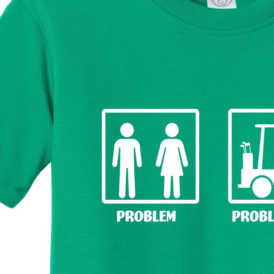 Problem Solved Golf Wife Funny Toddler T-Shirt