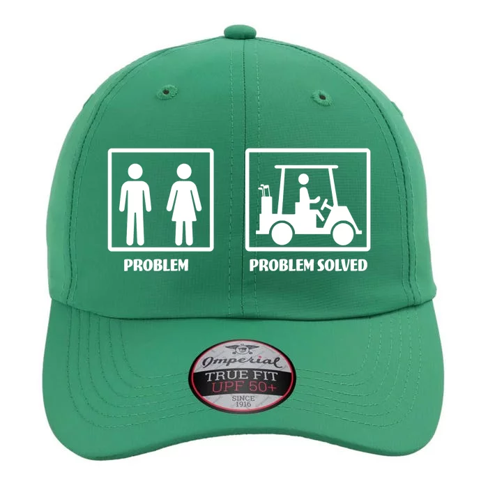 Problem Solved Golf Wife Funny The Original Performance Cap