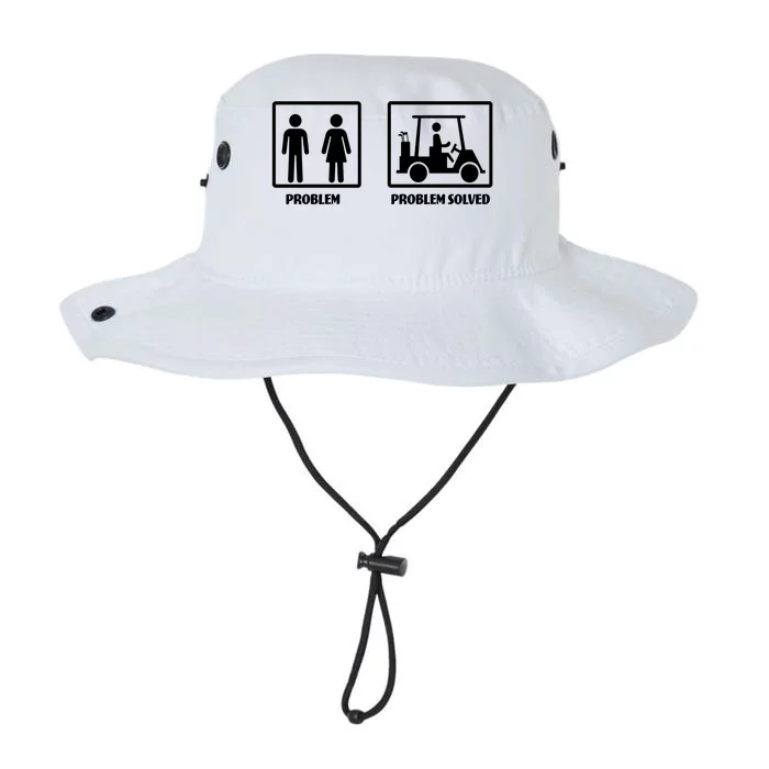 Problem Solved Golf Wife Funny Legacy Cool Fit Booney Bucket Hat