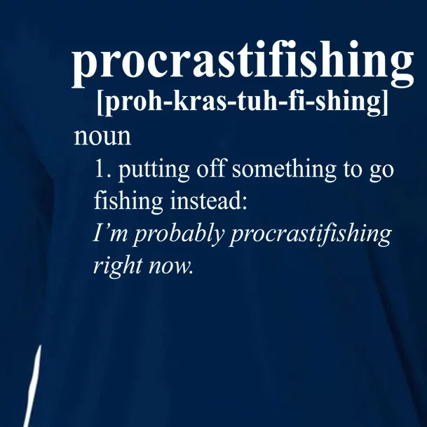 Procrastifishing Definition Cooling Performance Long Sleeve Crew