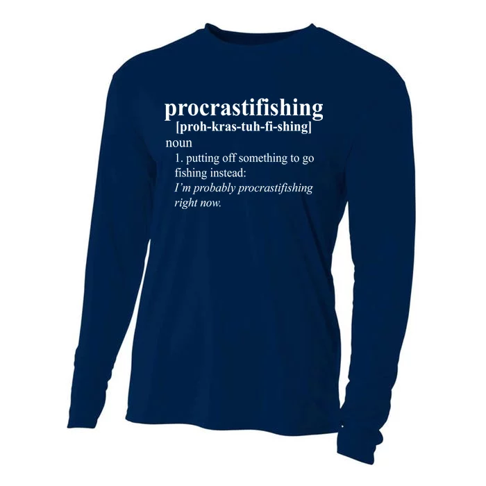 Procrastifishing Definition Cooling Performance Long Sleeve Crew