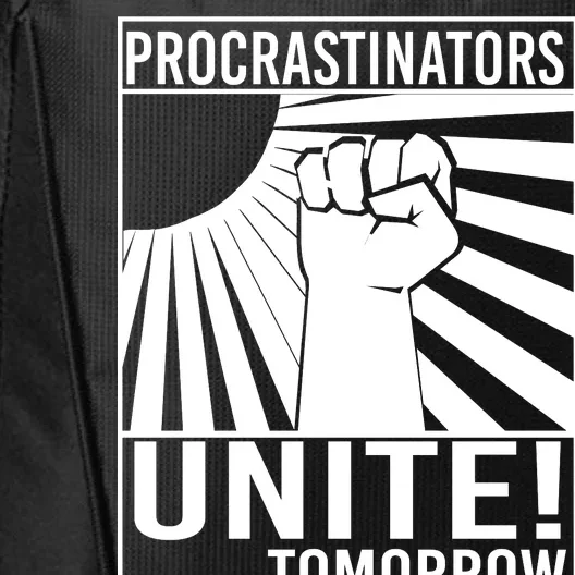 Procrastinators Unite Tomorrow City Backpack