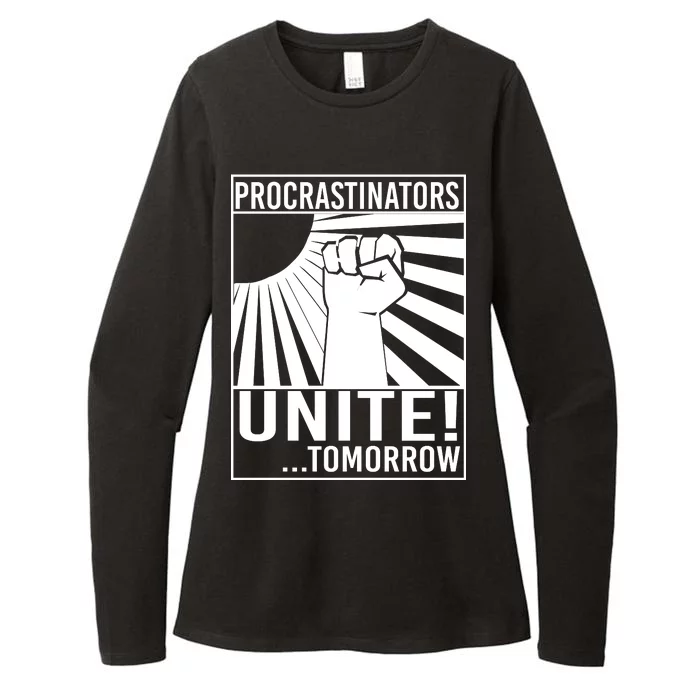 Procrastinators Unite Tomorrow Womens CVC Long Sleeve Shirt